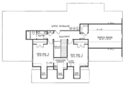 Southern Style House Plan - 4 Beds 3 Baths 2789 Sq/Ft Plan #17-214 
