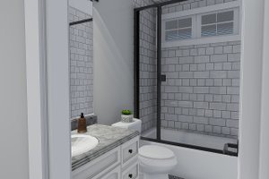 Interior - Bathroom for Traditional House Plan #1060-46 - 3 bed, 2.5 bath