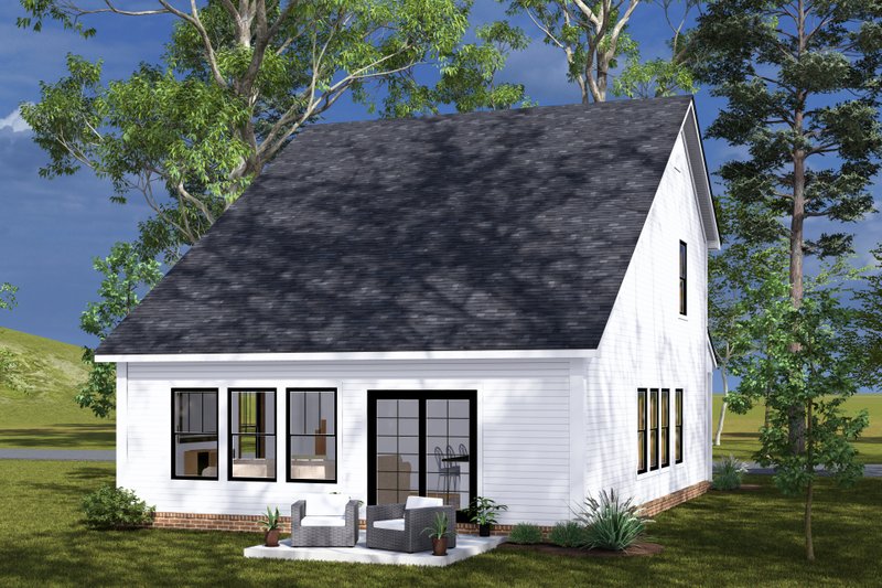 House Plan Design - Exterior - Other Elevation 2 for Cottage House Plan #513-2304 - 3 bed, 3 bath