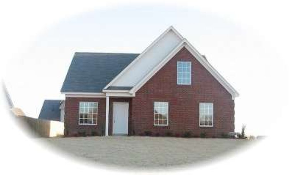 Exterior - Front Elevation 2 for Colonial House Plan #81-1375 - 3 bed, 2.5 bath