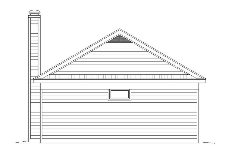 Dream House Plan - Exterior - Rear Elevation for Country House Plan #932-236, 0.5 bath