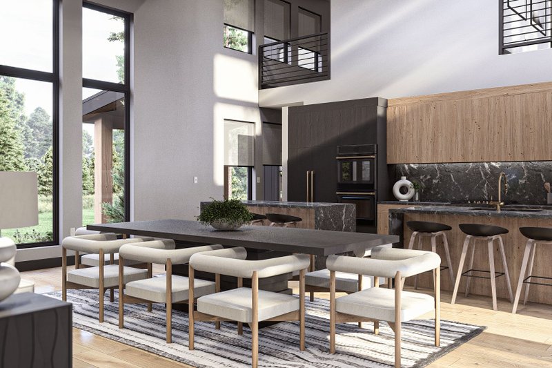 Dream House Plan - Interior - Dining Room 1 for Modern House Plan #455-456 - 4 bed, 3.5 bath