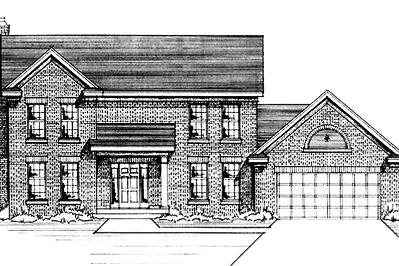 Dream House Plan - Colonial Exterior - Front Elevation Plan #51-748