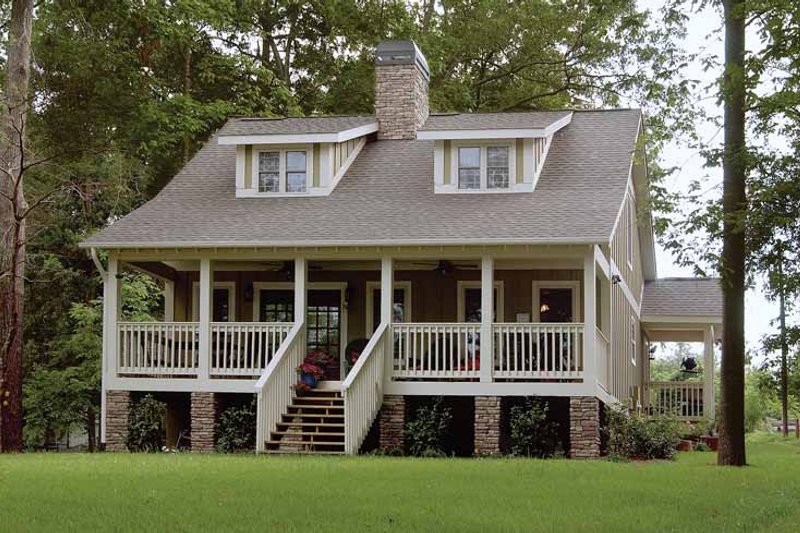 Home Plan - Exterior - Front Elevation 4 for Colonial House Plan #17-2761 - 3 bed, 2 bath