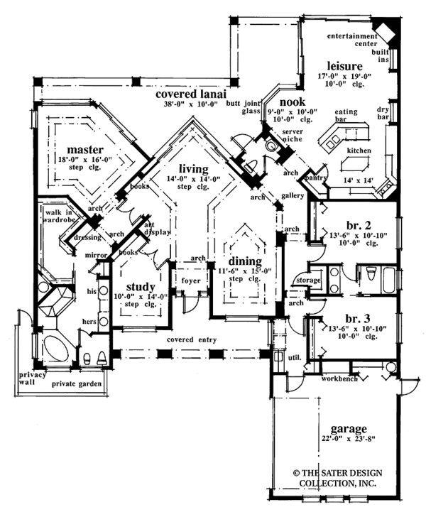 Home Plan - Prairie Floor Plan - Main Floor Plan #930-85