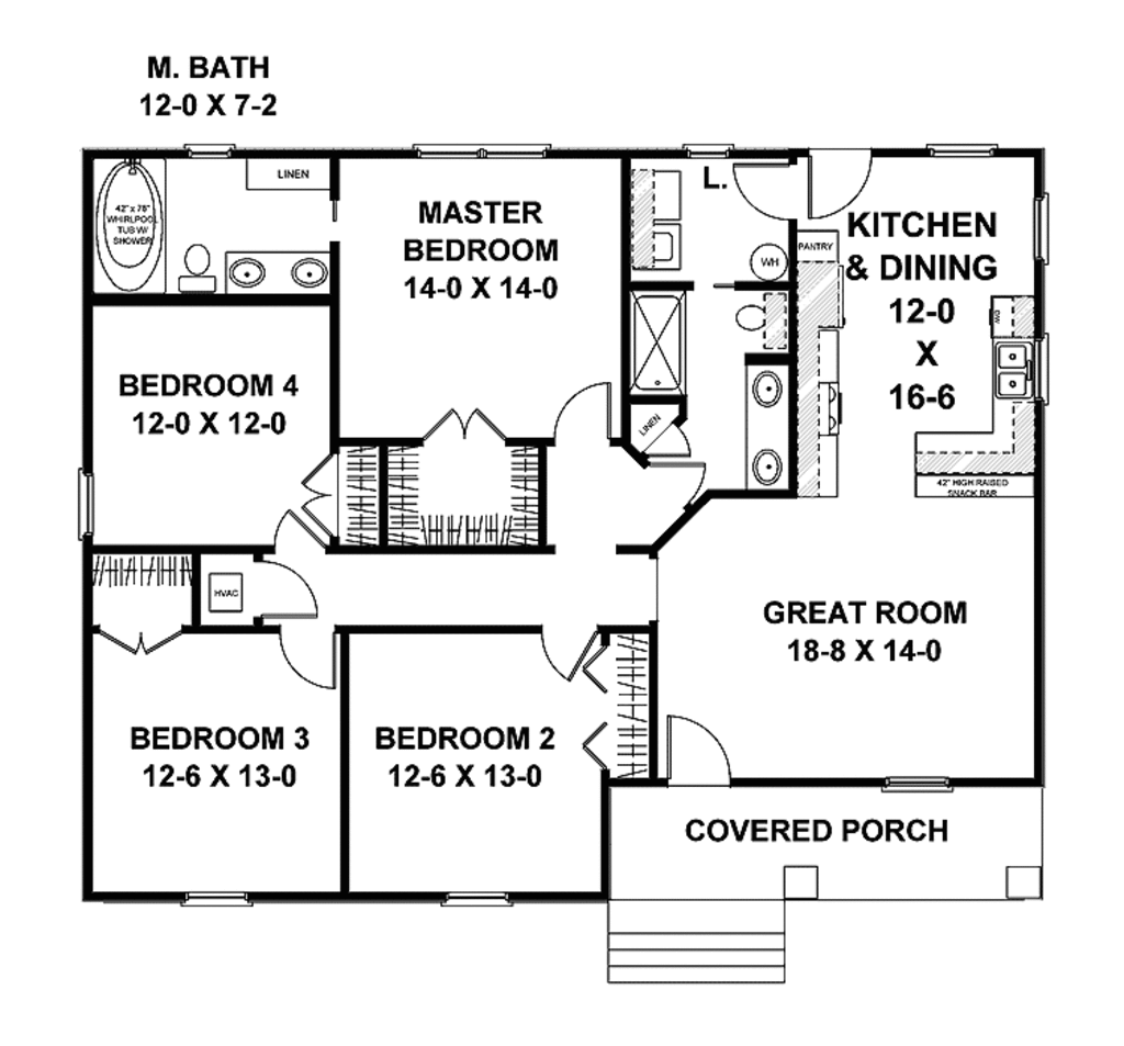 Metal Home Floor Plans 4 Bedroom
