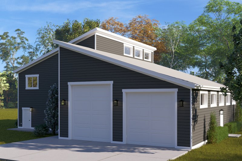 Architectural House Design - Exterior - Rear Elevation 2 for Barndominium House Plan #1060-264 - 2 bed, 2.5 bath