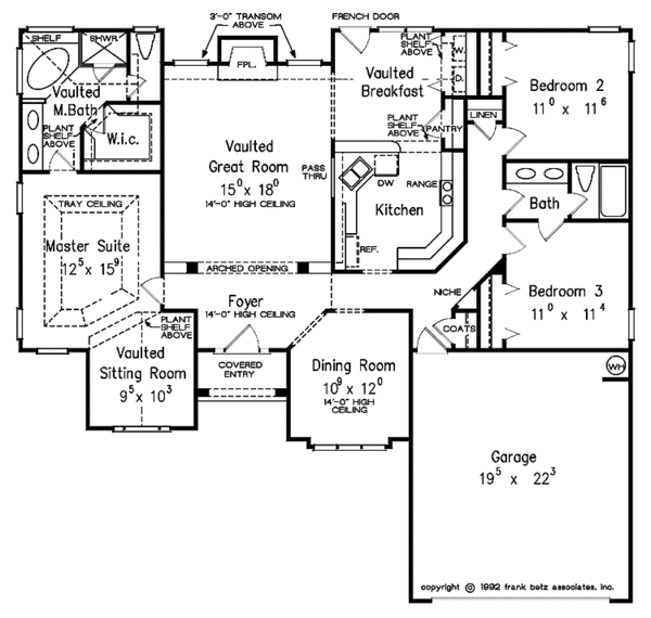 Home Plan - Mediterranean Floor Plan - Main Floor Plan #927-63