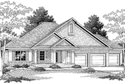 Classical Style House Plan - 3 Beds 2 Baths 1904 Sq/Ft Plan #70-1376 