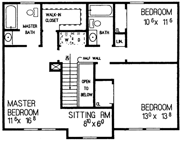Home Plan - Colonial Floor Plan - Other Floor Plan #72-1044