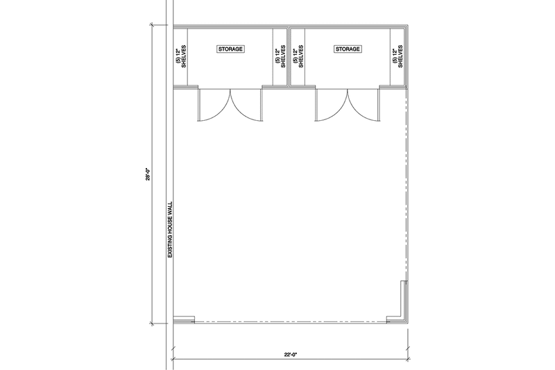 Architectural House Design - Floor Plan - Main Floor House Plan #410-3605, 0 bath