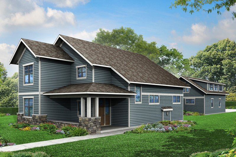 Dream House Plan - Traditional Exterior - Front Elevation Plan #124-977