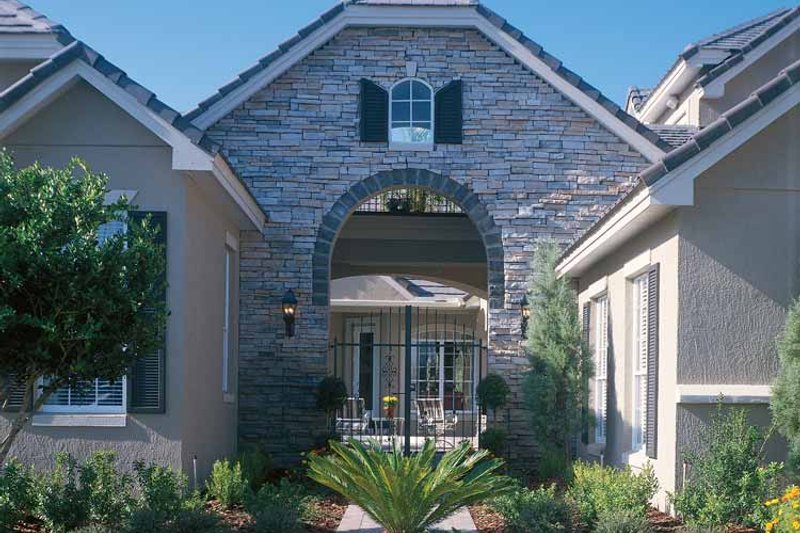 Architectural House Design - Exterior - Front Elevation 4 for Country House Plan #417-661 - 4 bed, 3.5 bath
