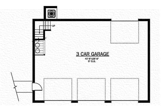 Exterior - Other Elevation for Craftsman House Plan #1058-79 - 3 bed, 3 bath