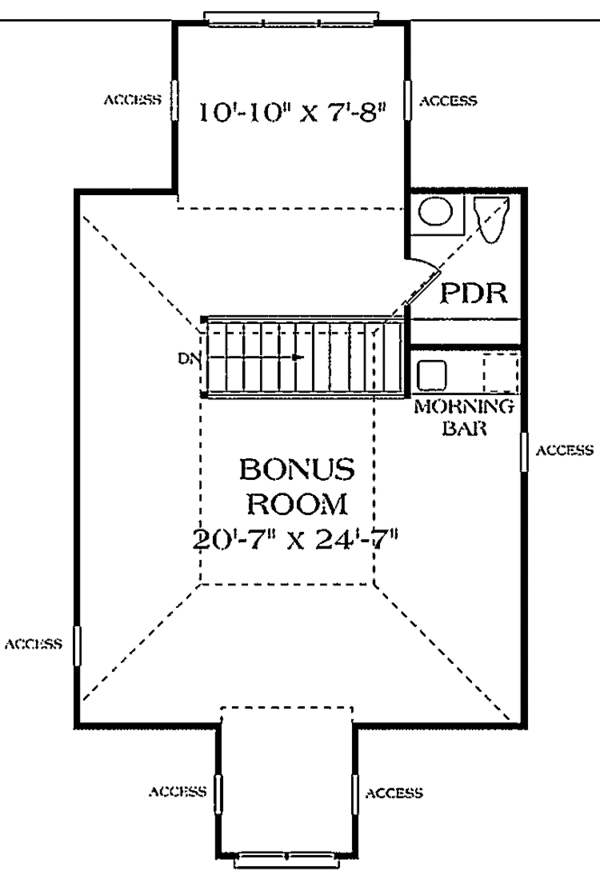 Dream House Plan - Colonial Floor Plan - Other Floor Plan #453-160