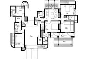 Contemporary Style House Plan - 5 Beds 5 Baths 2988 Sq/Ft Plan #912-1 