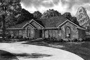 Ranch Style House Plan - 3 Beds 2 Baths 1777 Sq/Ft Plan #17-2750 