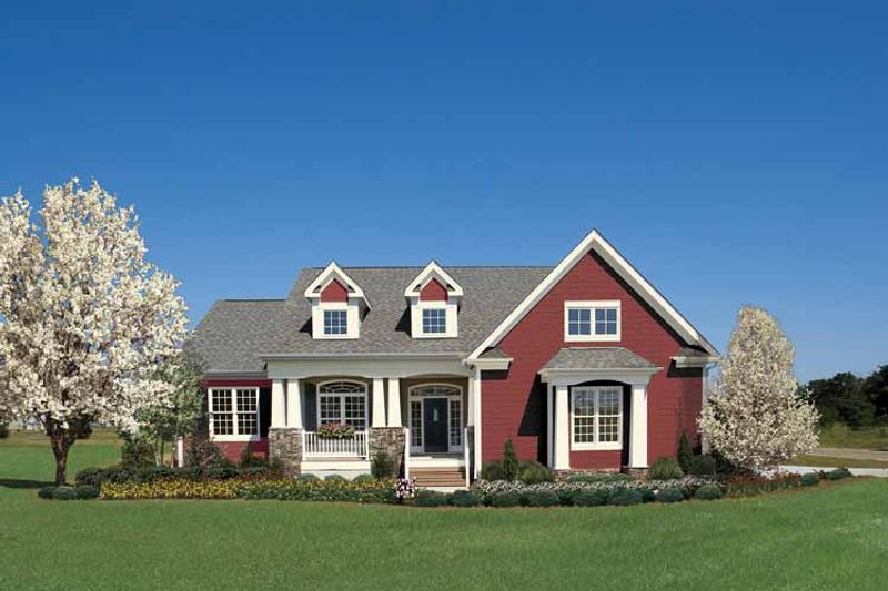 Architectural House Design - Ranch Exterior - Front Elevation Plan #929-745