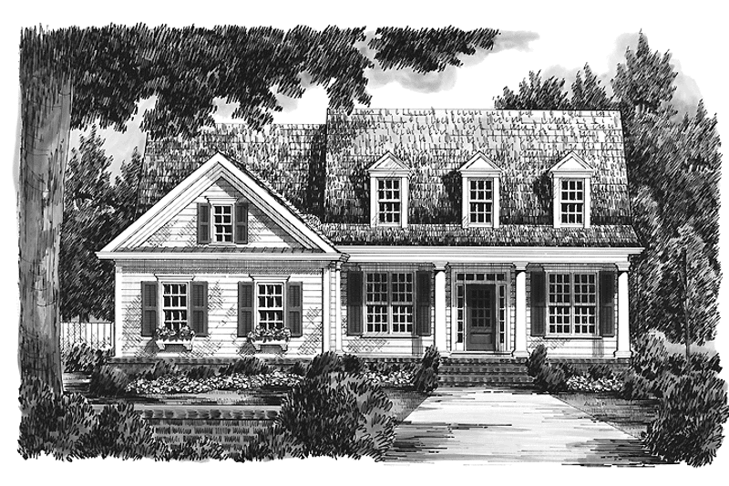 Home Plan - Exterior - Front Elevation 3 for Country House Plan #927-670 - 3 bed, 2 bath