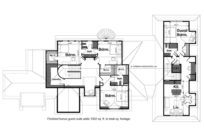 Home Plan - With Optional Bonus Guest Suite