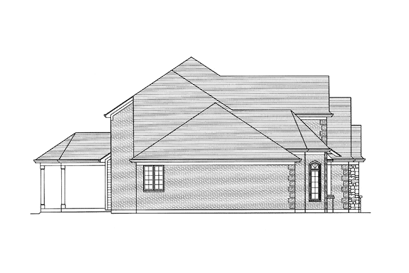 Dream House Plan - Exterior - Other Elevation for Country House Plan #46-806 - 4 bed, 3.5 bath