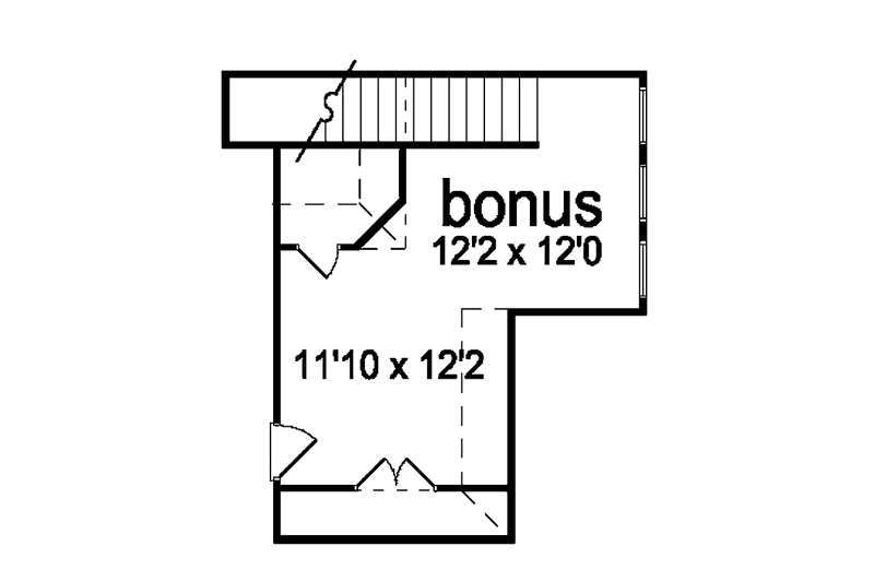 Home Plan - Floor Plan - Other Floor for Traditional House Plan #84-725 - 4 bed, 3 bath