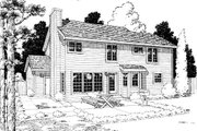 Traditional Style House Plan - 3 Beds 2.5 Baths 1930 Sq/Ft Plan #312-534 