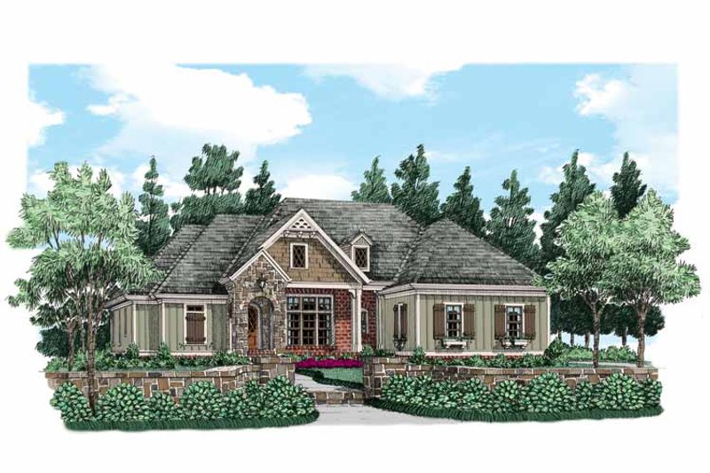 Home Plan - Exterior - Front Elevation 3 for Traditional House Plan #927-497 - 3 bed, 2.5 bath