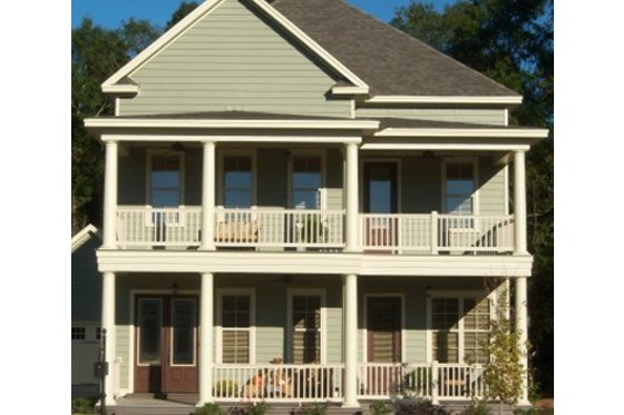 Exterior - Front Elevation 3 for Southern House Plan #63-264 - 3 bed, 2.5 bath