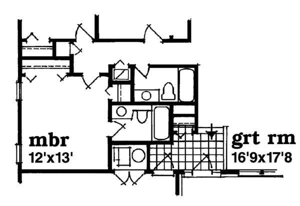 Dream House Plan - Craftsman Floor Plan - Main Floor Plan #47-935