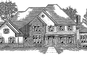 Dream House Plan - Country Exterior - Front Elevation Plan #994-14