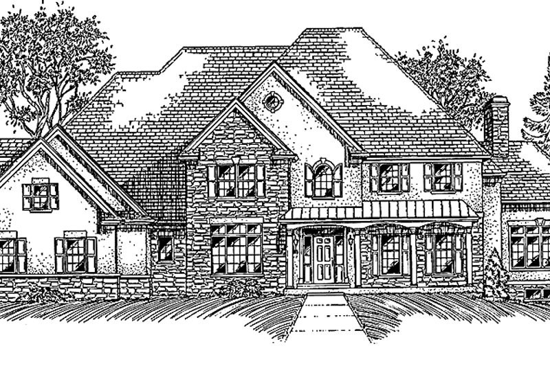 Home Plan - Country Exterior - Front Elevation Plan #994-14