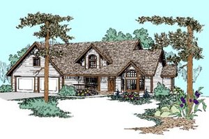 Traditional Exterior - Front Elevation Plan #60-454