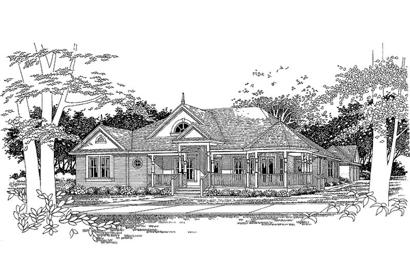 Home Plan - Traditional Exterior - Front Elevation Plan #472-158