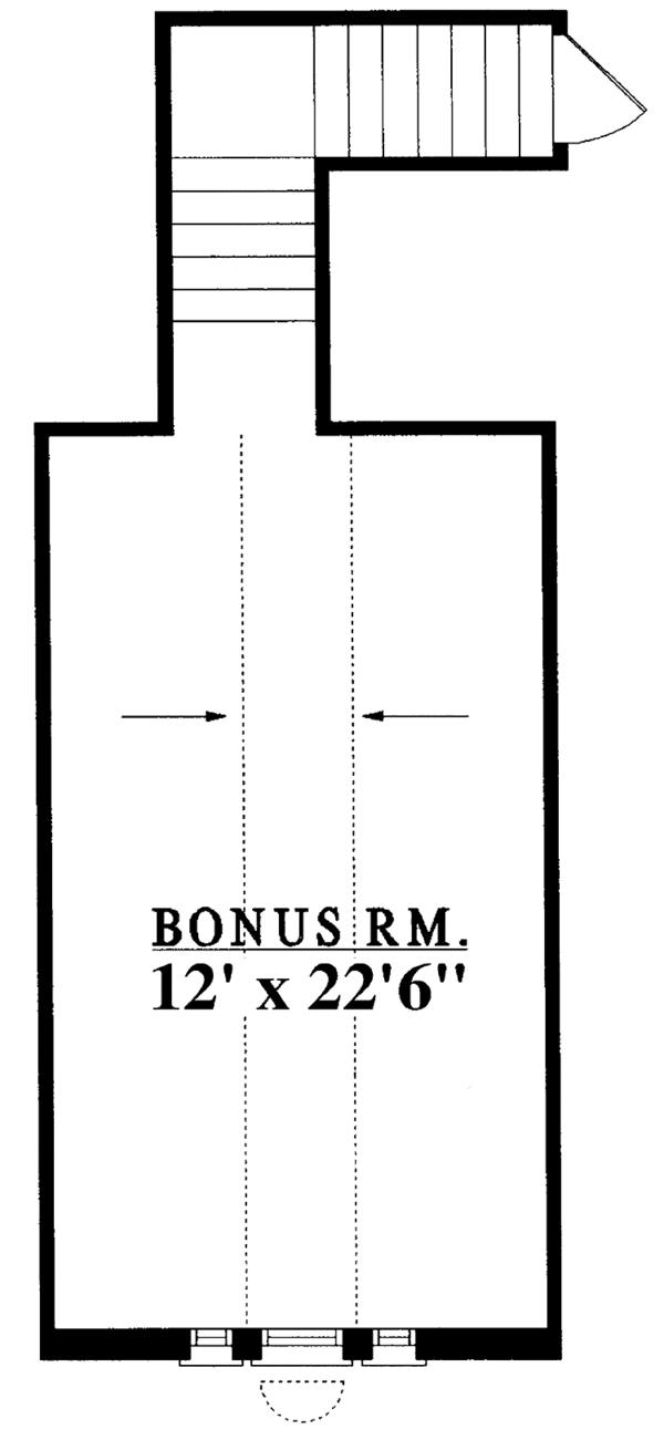 Architectural House Design - Country Floor Plan - Upper Floor Plan #42-699
