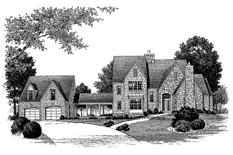 Dream House Plan - Country Exterior - Front Elevation Plan #453-226