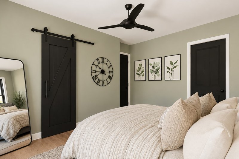 House Blueprint - Interior - Master Bedroom 1 for Barndominium House Plan #1064-493 - 3 bed, 2.5 bath