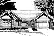 Traditional Style House Plan - 2 Beds 2 Baths 1640 Sq/Ft Plan #320-441 