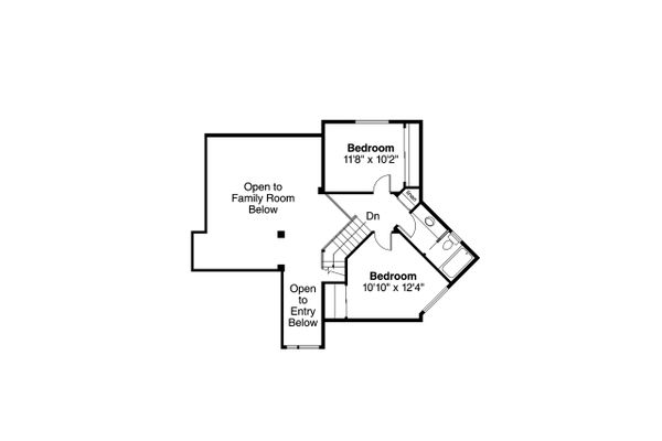Home Plan - Ranch Floor Plan - Upper Floor Plan #124-129