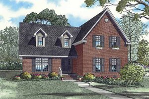 Traditional Exterior - Front Elevation Plan #17-3293