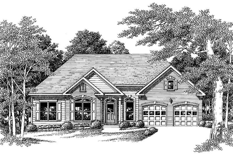 Home Plan - Exterior - Front Elevation 3 for European House Plan #927-206 - 4 bed, 3 bath