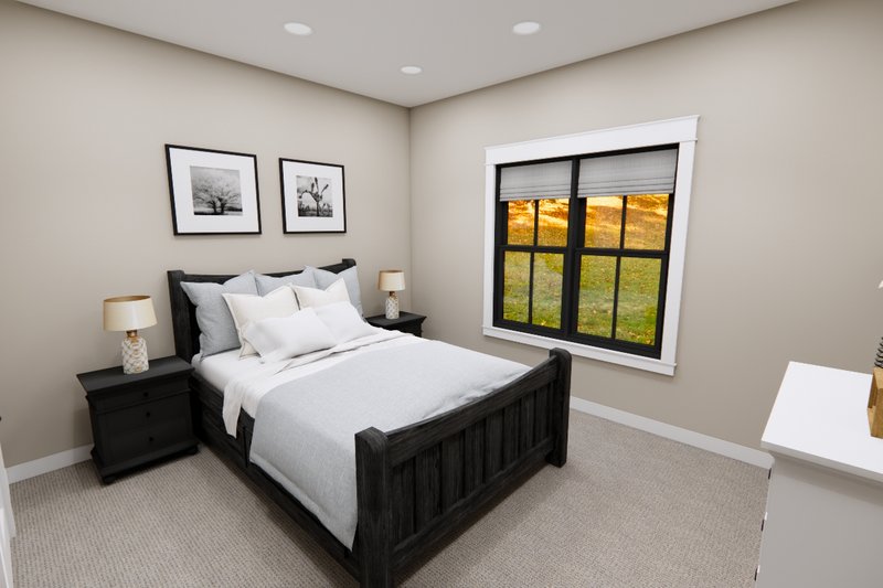 Dream House Plan - Interior - Bedroom for Farmhouse House Plan #51-1483 - 2 bed, 2 bath
