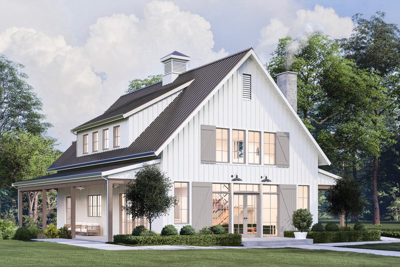 Barndominium Style House Plan - 4 Beds 2.5 Baths 2790 Sq/Ft Plan #1114-72