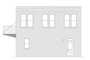 Exterior - Other Elevation 1 for Contemporary House Plan #932-295 - 2 bed, 1 bath