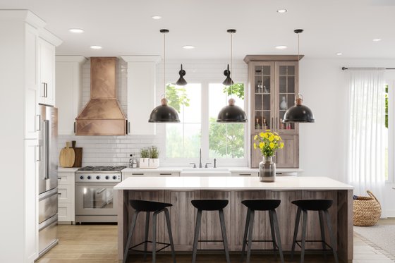 Interior - Kitchen 1 for Farmhouse House Plan #23-2788 - 3 bed, 2.5 bath