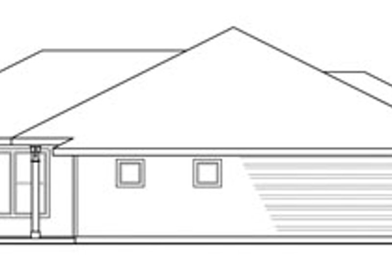 Home Plan - Exterior - Other Elevation for Ranch House Plan #124-824 - 4 bed, 3.5 bath
