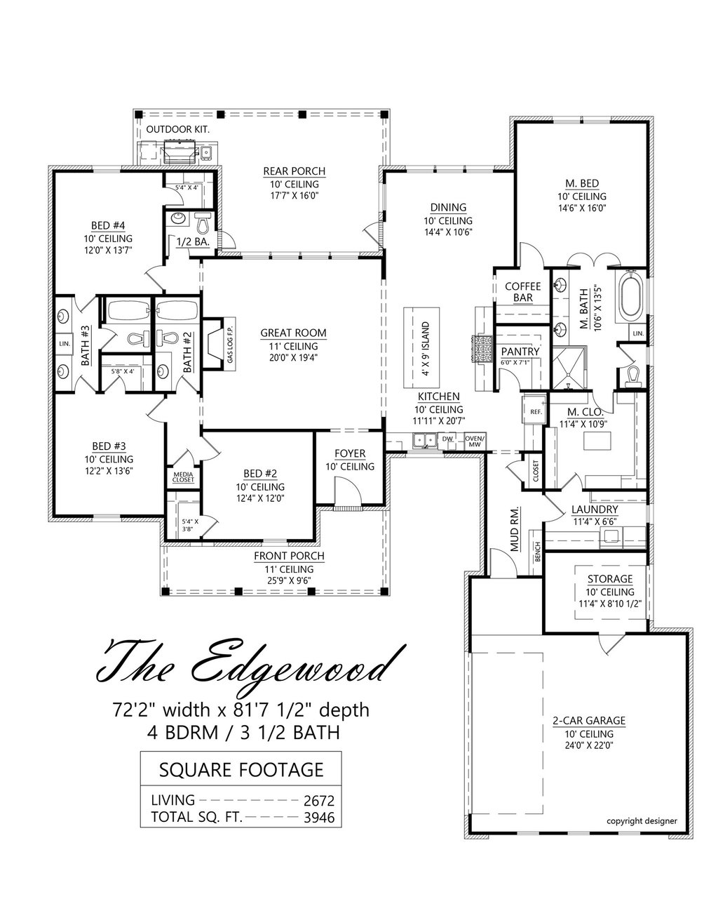 Southern Style House Plan 4 Beds 3 5 Baths 2672 Sq Ft Plan 1074 106 southern-style-house-plan-4-beds-3-5-baths-2672-sq-ft-plan-1074-106