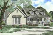 Country Style House Plan - 4 Beds 3 Baths 2373 Sq/Ft Plan #17-2143 