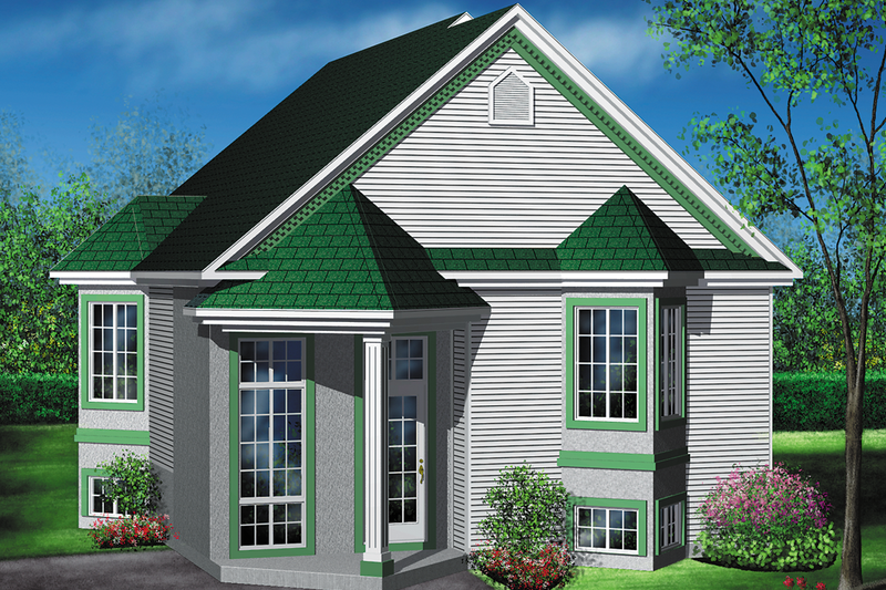 House Design - Traditional Exterior - Front Elevation Plan #25-191