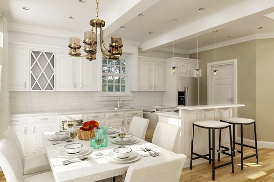 Interior - Kitchen for Cottage House Plan #45-595 - 3 bed, 3 bath